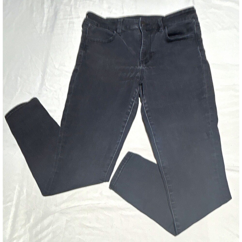 American Eagle Womens Size 12 Regular Black Jegging Stretch Denim Jeans Pants
